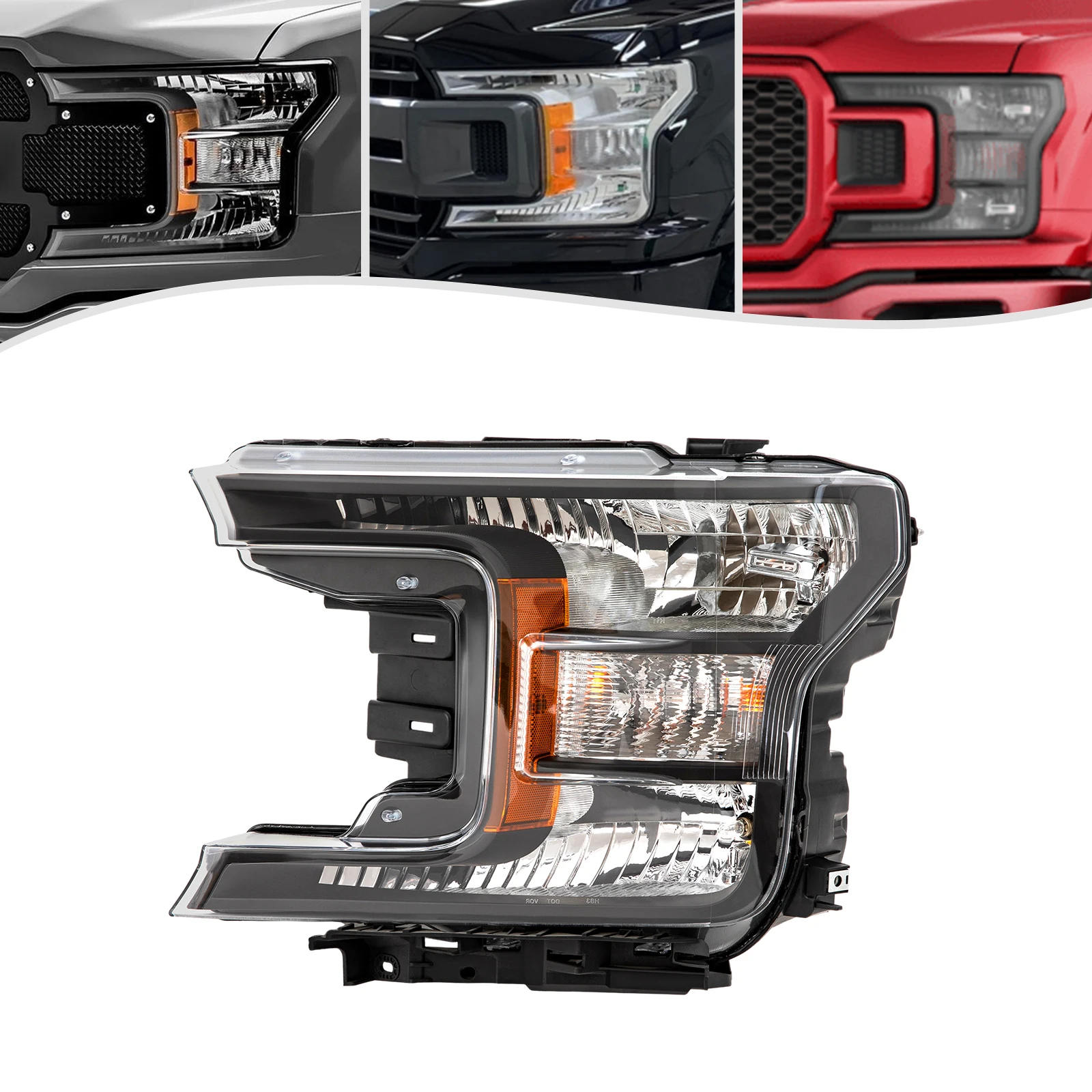 Halogen Type Headlight For 2018 2019 2020 Ford F150 Left Side Headlamp Assembly OEM FO2502372 KL3Z13008D
Halogen Type Headlight For 2018 2019 2020 Ford F150 Left Side Headlamp Assembly OEM FO2502372 KL3Z13008D