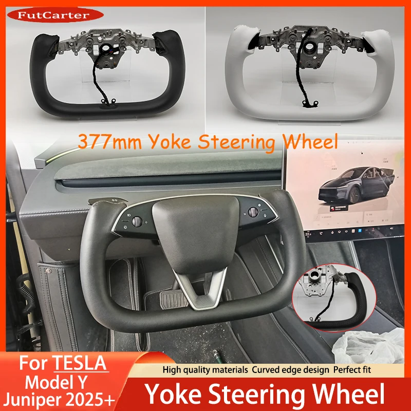 Ручка хомута 2025 года для новой модели Yellow, рулевое колесо с подогревом Juniper для Tesla, персонализированные гоночные кожаные аксессуары по индивидуальному заказу
Ручка хомута 2025 года для новой модели Yellow, рулевое колесо с подогревом Juniper для Tesla, персонализированные гоночные кожаные аксессуары по индивидуальному заказу