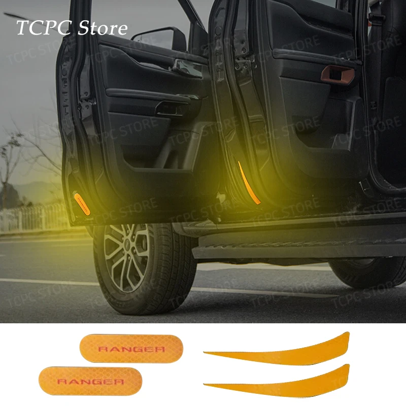 For Ford Ranger 4PCS Car Door Sticker Safety Warning Reflective Mark 3D Sticker Door anti-collision luminous sticker Safety
For Ford Ranger 4PCS Car Door Sticker Safety Warning Reflective Mark 3D Sticker Door anti-collision luminous sticker Safety
