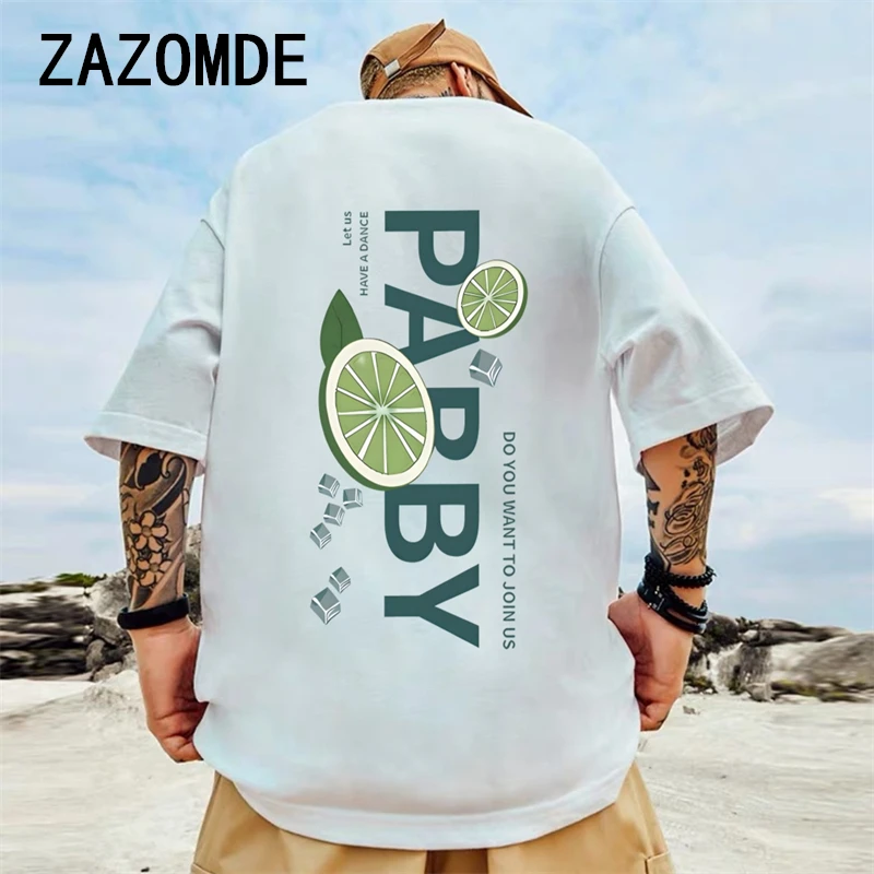 ZAZOMDE Summer New Casual Loose T-shirt Short Sleeved Men's Fashion Loose Printing Large Hip Hop Couple Short Sleeve Cotton Top
ZAZOMDE Summer New Casual Loose T-shirt Short Sleeved Men's Fashion Loose Printing Large Hip Hop Couple Short Sleeve Cotton Top