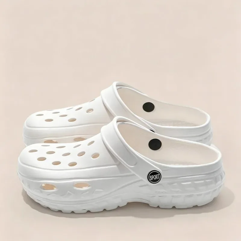 Summer Outwear Women's Tire Grade Thick Sole Stomping on Shit Feeling Non-slip Breathable Toe Cap Slippers
Summer Outwear Women's Tire Grade Thick Sole Stomping on Shit Feeling Non-slip Breathable Toe Cap Slippers