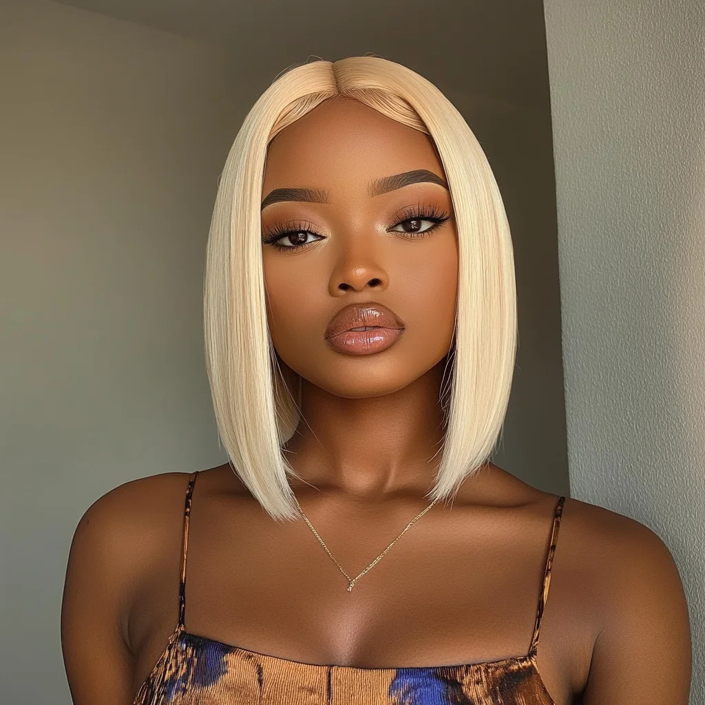 Sleek Straight Bob Human Hair Wigs For Women 613 Blonde Colored 13X6X1 Lace Front Wigs 99J Red Colored Brazilian Hair Wigs
Sleek Straight Bob Human Hair Wigs For Women 613 Blonde Colored 13X6X1 Lace Front Wigs 99J Red Colored Brazilian Hair Wigs