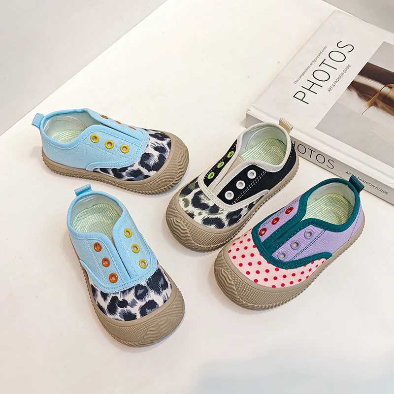 Outdoor Kids Patchwork Shoes Polka Dot Boys Girls Canvas Shoes for School Lightweight Non-slip Children's Causal Sports Shoes
Outdoor Kids Patchwork Shoes Polka Dot Boys Girls Canvas Shoes for School Lightweight Non-slip Children's Causal Sports Shoes