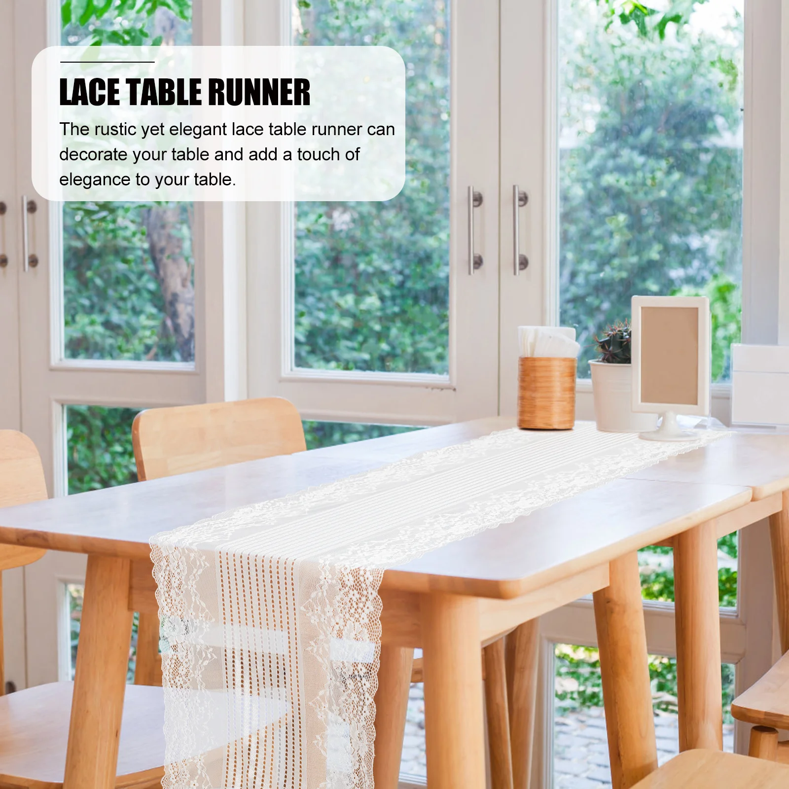 White Table Runner Long Lace Design for Wedding Decorations Elegant Dining Room Table Cloth Party Banquet Holiday Decoration
White Table Runner Long Lace Design for Wedding Decorations Elegant Dining Room Table Cloth Party Banquet Holiday Decoration