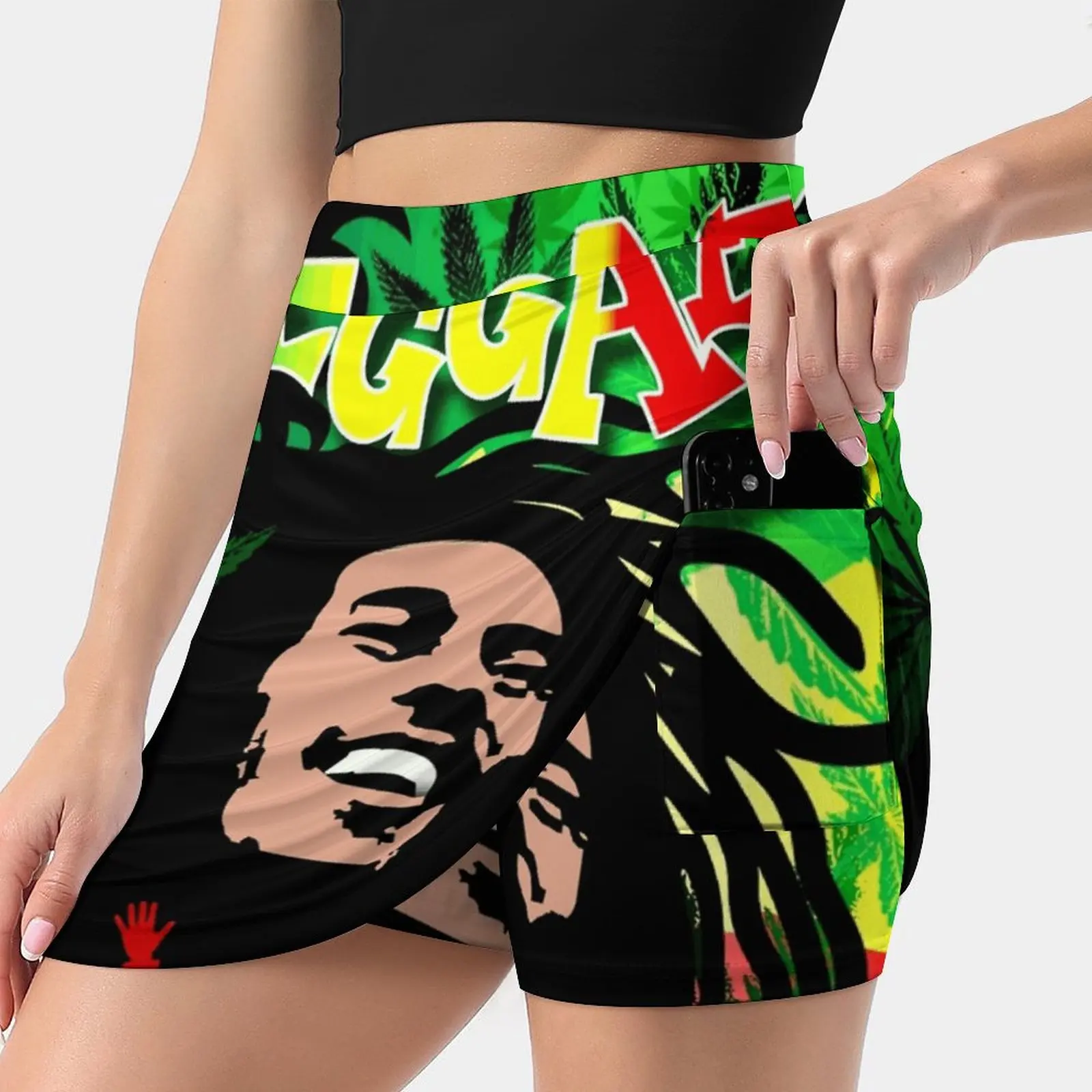 Reggae Rastaman Music Colors Fun And Women's skirt Mini Skirts A Line Skirt With Hide Pocket Reggae Rasta Rastaman Leaves Pop
Reggae Rastaman Music Colors Fun And Women's skirt Mini Skirts A Line Skirt With Hide Pocket Reggae Rasta Rastaman Leaves Pop