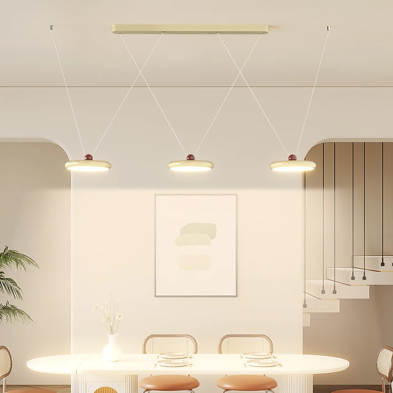 Simple 3-headed Disc Pendant Light Hanging Line For Restaurant Kitchen Bar Tavern Red Green Stepless Dimming Home Decoration
Simple 3-headed Disc Pendant Light Hanging Line For Restaurant Kitchen Bar Tavern Red Green Stepless Dimming Home Decoration