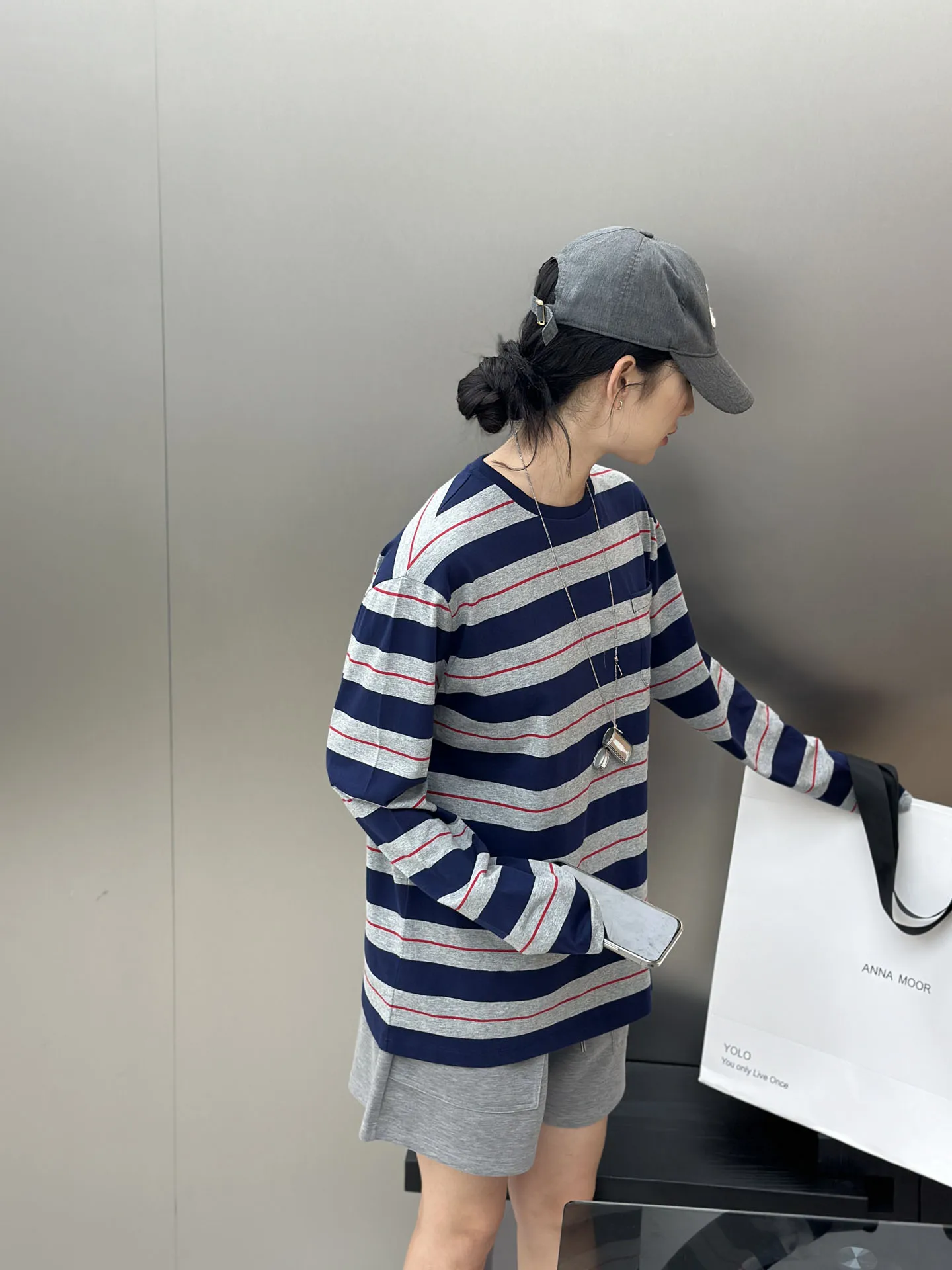 Comfortable Cotton Striped T-irt Color Woven Long Staple Casual Long Sve Women's irt Street Sle round Ne Summer Top
Comfortable Cotton Striped T-irt Color Woven Long Staple Casual Long Sve Women's irt Street Sle round Ne Summer Top