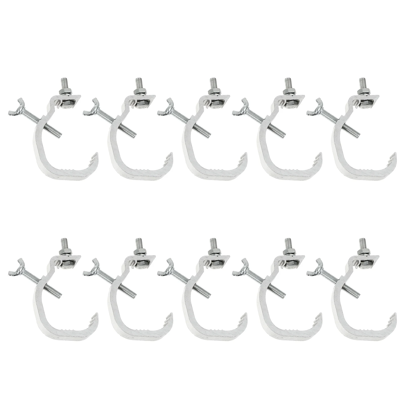 10 Pcs Stucco Hooks Stage Light Heavy Duty Music Multipurpose Lamp Aluminum Silver LED Work
10 Pcs Stucco Hooks Stage Light Heavy Duty Music Multipurpose Lamp Aluminum Silver LED Work