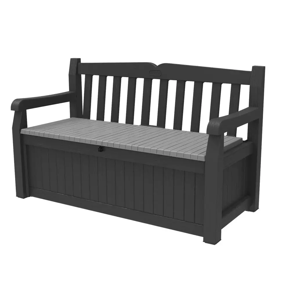 Solana 70 Gallon Storage Bench Deck Box for Patio Furniture, Front Porch Decor and Outdoor Seating Perfect to Store Garden Tool
Solana 70 Gallon Storage Bench Deck Box for Patio Furniture, Front Porch Decor and Outdoor Seating Perfect to Store Garden Tool