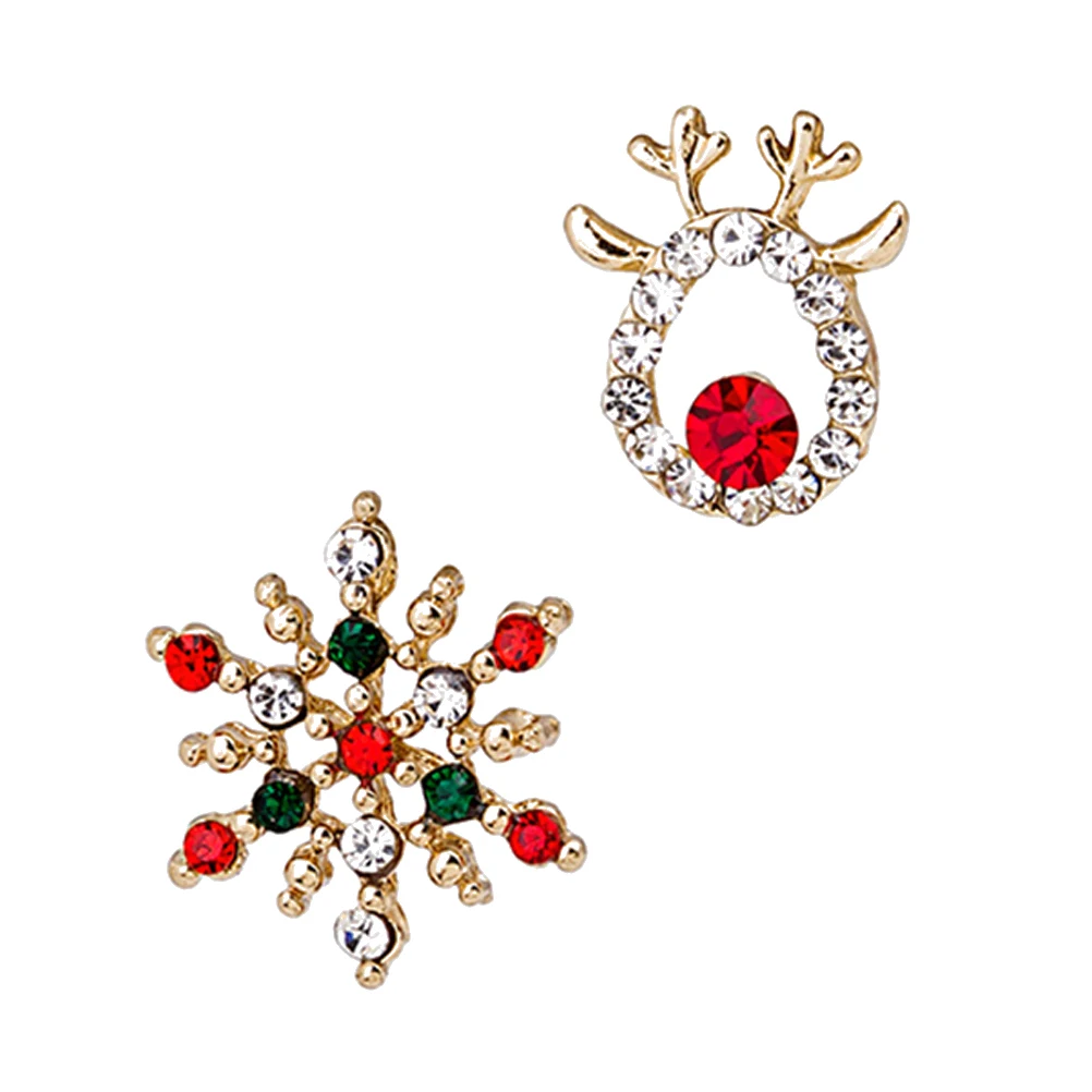 Asymmetric Alloy Elk Rhinestone Ear Christmas Earrings for Women Engagement Wedding Party Gift Jewelry Elegant Trendy
Asymmetric Alloy Elk Rhinestone Ear Christmas Earrings for Women Engagement Wedding Party Gift Jewelry Elegant Trendy