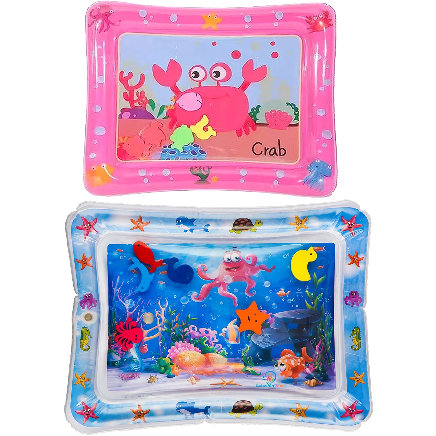 Надувной водный коврик для игр, надувной круг для плавания с морскими обитателями, детский водный коврик для ползания
Надувной водный коврик для игр, надувной круг для плавания с морскими обитателями, детский водный коврик для ползания