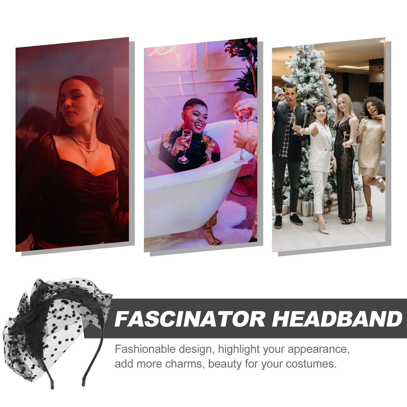 Headpiece Bow Headband Bridal Hair Accessories for Women Wedding Hat Vintage Tea Party
Headpiece Bow Headband Bridal Hair Accessories for Women Wedding Hat Vintage Tea Party
