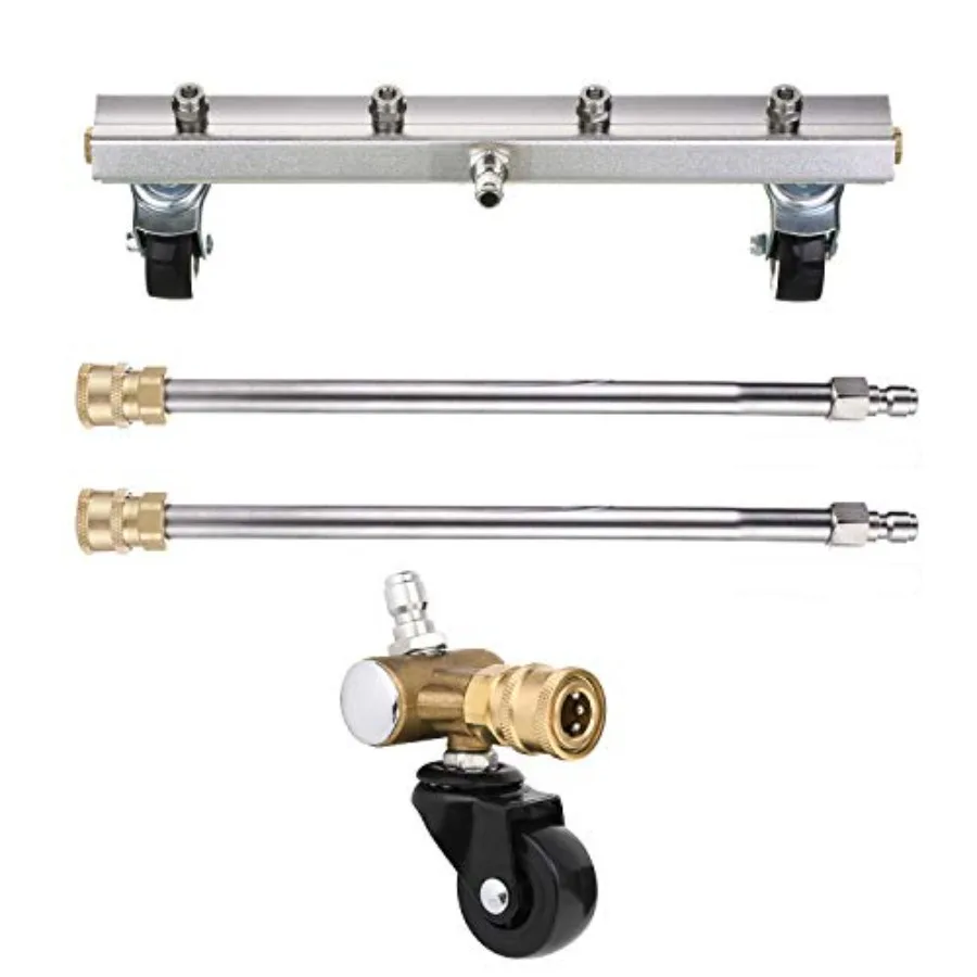 Мойка высокого давления для днища автомобиля с поворотным колесом и 2 удлинительными насадками, 4000 PSI
Мойка высокого давления для днища автомобиля с поворотным колесом и 2 удлинительными насадками, 4000 PSI