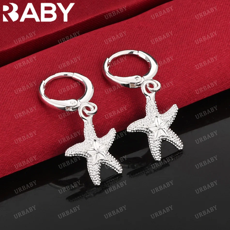URBABY серьги из стерлингового серебра 925 пробы, серьги-капли в виде морской звезды для женщин, ювелирные изделия, модная вечеринка и повседневная одежда
URBABY серьги из стерлингового серебра 925 пробы, серьги-капли в виде морской звезды для женщин, ювелирные изделия, модная вечеринка и повседневная одежда