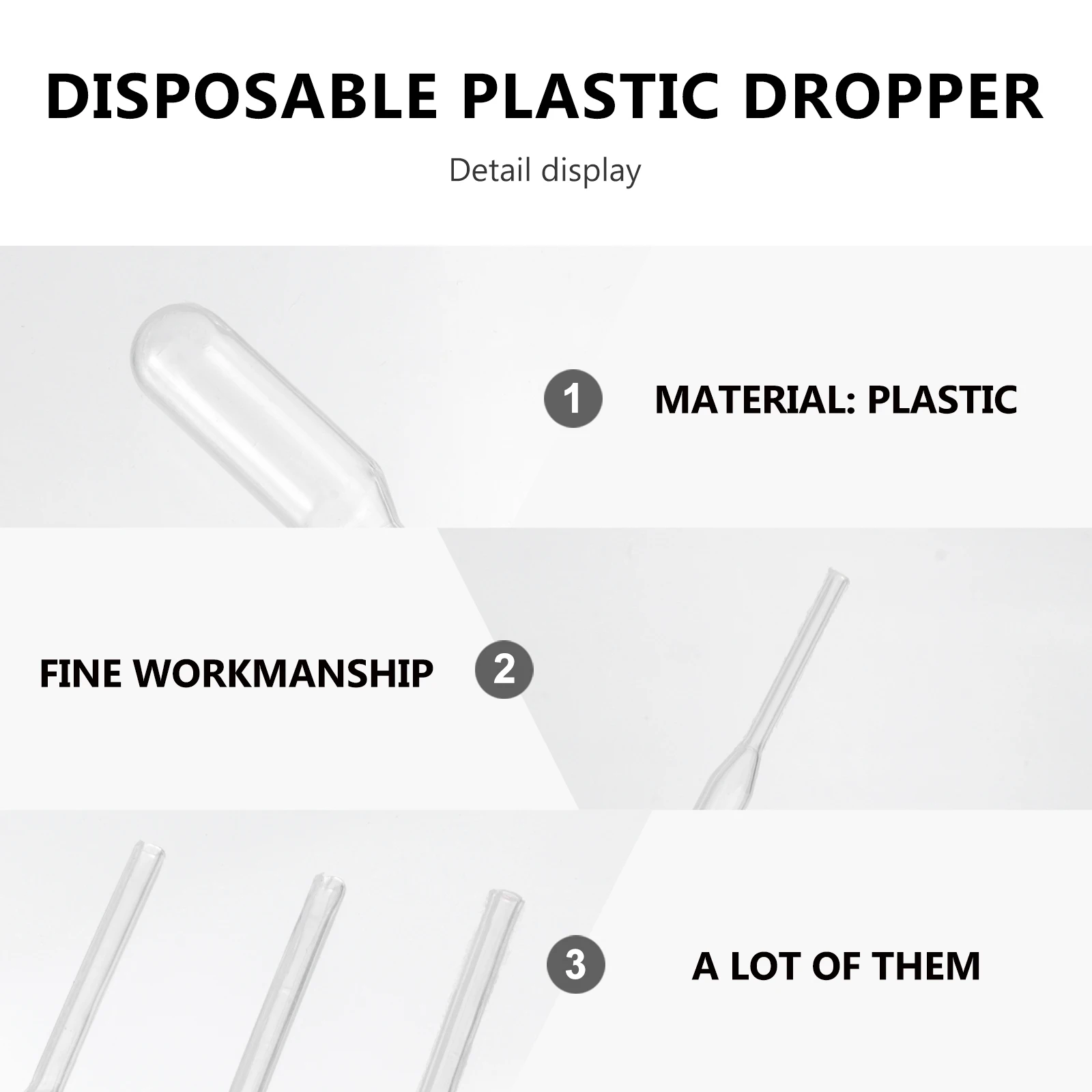 100 Pcs Plastic Dropper Transfer Pipette Micropipette Serological Disposable 5 Ml 
100 Pcs Plastic Dropper Transfer Pipette Micropipette Serological Disposable 5 Ml