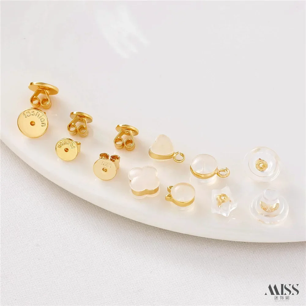 14K Gold Burger Cat Ears Silicone Earplugs Earplugs DIY Earnail Earrest Accessories
14K Gold Burger Cat Ears Silicone Earplugs Earplugs DIY Earnail Earrest Accessories