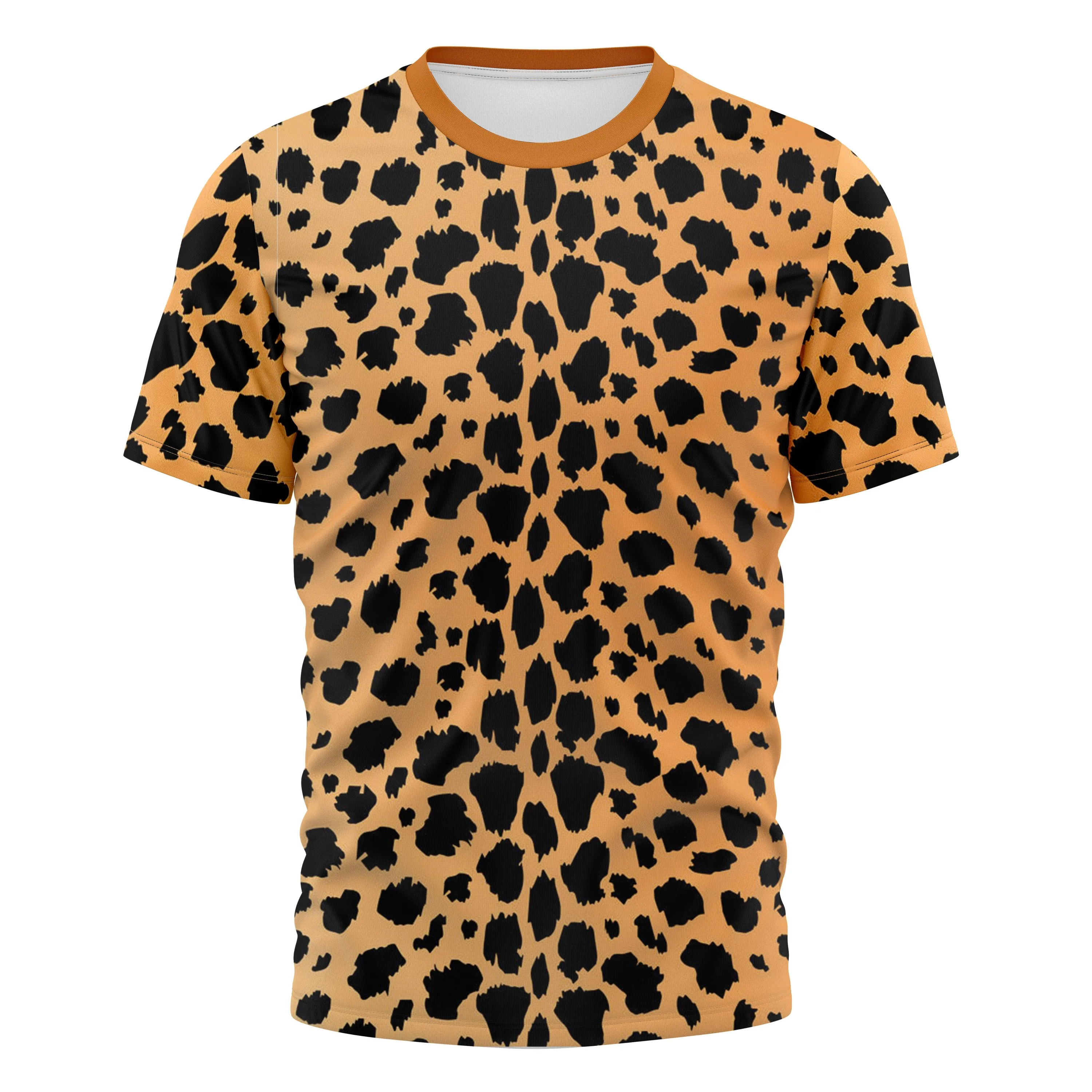 Men Women Summer 3D Printed Leopard Fashion Casual T-shirt High quality Breathable Round Neck Short Sleeve Man Sportswear Tops
Men Women Summer 3D Printed Leopard Fashion Casual T-shirt High quality Breathable Round Neck Short Sleeve Man Sportswear Tops