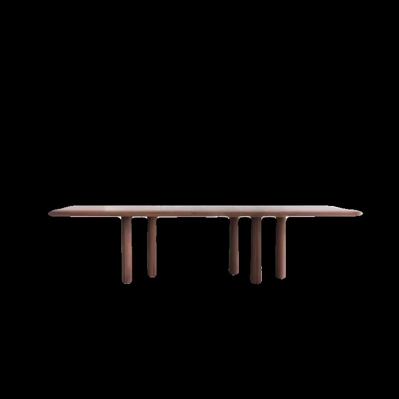 HLZ Nordic solid wood dining table office conference table 
HLZ Nordic solid wood dining table office conference table