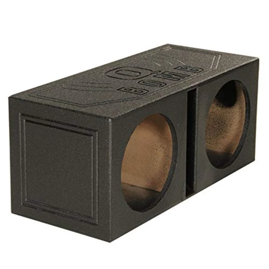 QPower Dual 8-Inch Vented Port Subwoofer Box Enclosure with Black Bed Liner Spray Exterior Solid 3/4-Inch MDF Construction
QPower Dual 8-Inch Vented Port Subwoofer Box Enclosure with Black Bed Liner Spray Exterior Solid 3/4-Inch MDF Construction