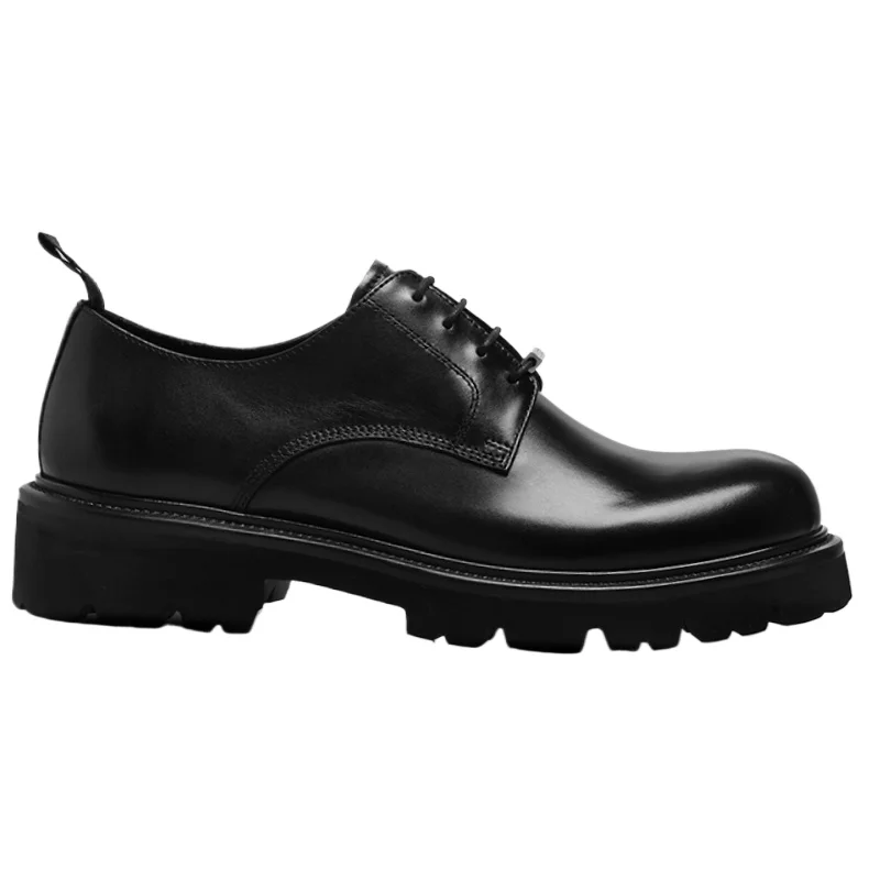 Genuine Leather Groom Derby Shoes for Men's Dress Shoe Black High-end Comfortable and Breathable Wedding Height Increasing Shoes
Genuine Leather Groom Derby Shoes for Men's Dress Shoe Black High-end Comfortable and Breathable Wedding Height Increasing Shoes
