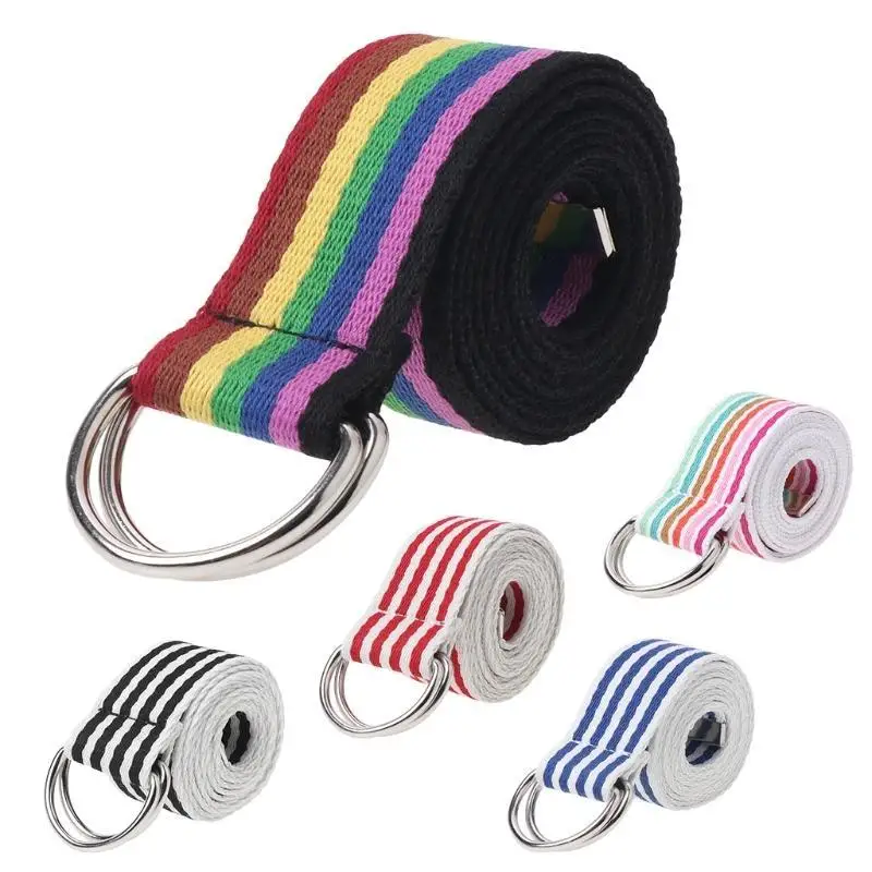 39BD Waist Belt Metal Buckle Double Rings Nylon Canvas Strap Casual Fashion Waistband
39BD Waist Belt Metal Buckle Double Rings Nylon Canvas Strap Casual Fashion Waistband