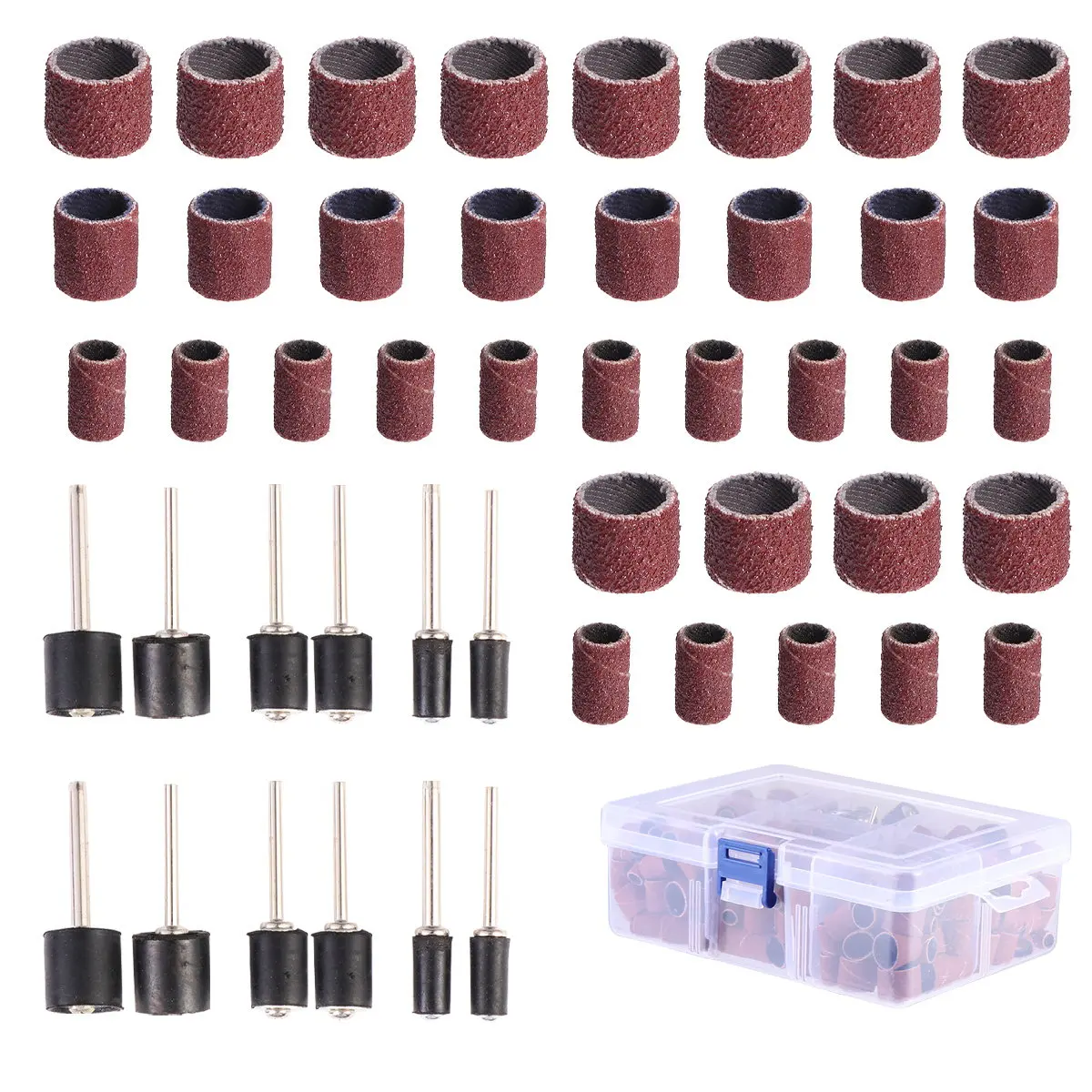 252Pcs Sanding Bands Drum Mandrel Set Standard Size Cylindrical Rotary Tool Accessories for Woodworking Polishing DIY Surface
252Pcs Sanding Bands Drum Mandrel Set Standard Size Cylindrical Rotary Tool Accessories for Woodworking Polishing DIY Surface