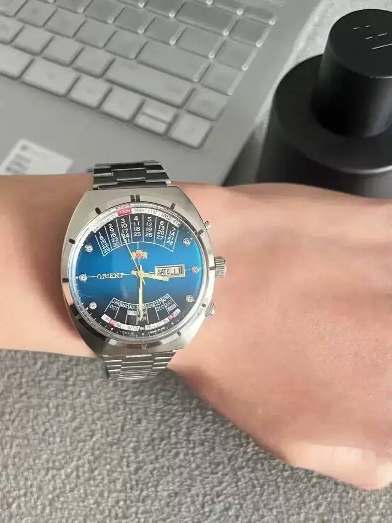 9898 Store Automatic Mechanical Rotating Large Dial Full-Function Stainless Steel World Timepiece Orient Watch
9898 Store Automatic Mechanical Rotating Large Dial Full-Function Stainless Steel World Timepiece Orient Watch