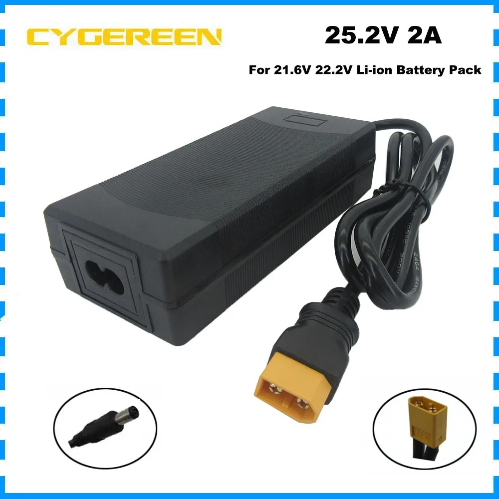 6S 21.6V 22.2V 2A Li ion Battery Charger 25.2V 2A Lithium 18650 Lithium Polymer 10AH 12AH 15AH Battery Charger XT60 Connector
6S 21.6V 22.2V 2A Li ion Battery Charger 25.2V 2A Lithium 18650 Lithium Polymer 10AH 12AH 15AH Battery Charger XT60 Connector