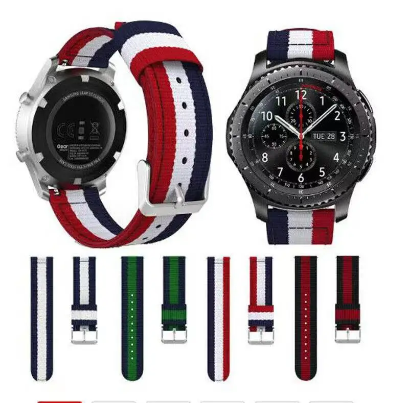 22mm 20mm Nylon strap for Samsung Galaxy Watch 6/5/4/3/Huawei Watch 4/3/GT2-3 Pro/Amazfit GTR/Stratos Comfortable Bracelet Band
22mm 20mm Nylon strap for Samsung Galaxy Watch 6/5/4/3/Huawei Watch 4/3/GT2-3 Pro/Amazfit GTR/Stratos Comfortable Bracelet Band