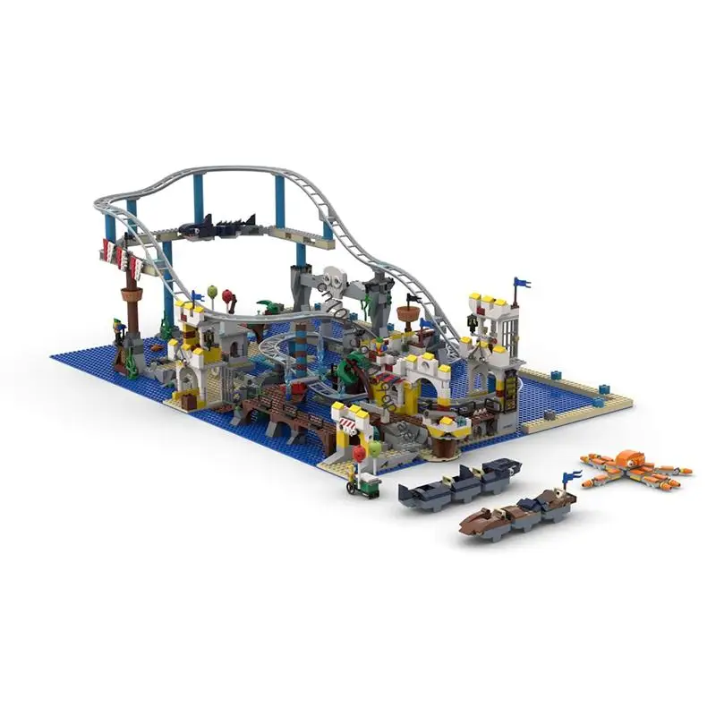 New 1674Pcs City Street View Moc Modular Island Rollercoaster Model Custom Puzzle Diy Creative Ideas Kids Toys Birthday Gifts
New 1674Pcs City Street View Moc Modular Island Rollercoaster Model Custom Puzzle Diy Creative Ideas Kids Toys Birthday Gifts
