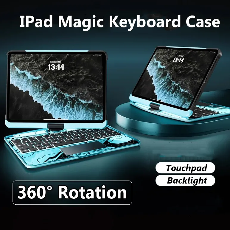 Touchpad Keyboard Case For IPad 11th Gen A16 2025 7th 8th 9thGen 10.2 Pro11 Air5 Air4 10.9 Air6 10th 10.9 Bluetooth Backlit Case
Touchpad Keyboard Case For IPad 11th Gen A16 2025 7th 8th 9thGen 10.2 Pro11 Air5 Air4 10.9 Air6 10th 10.9 Bluetooth Backlit Case
