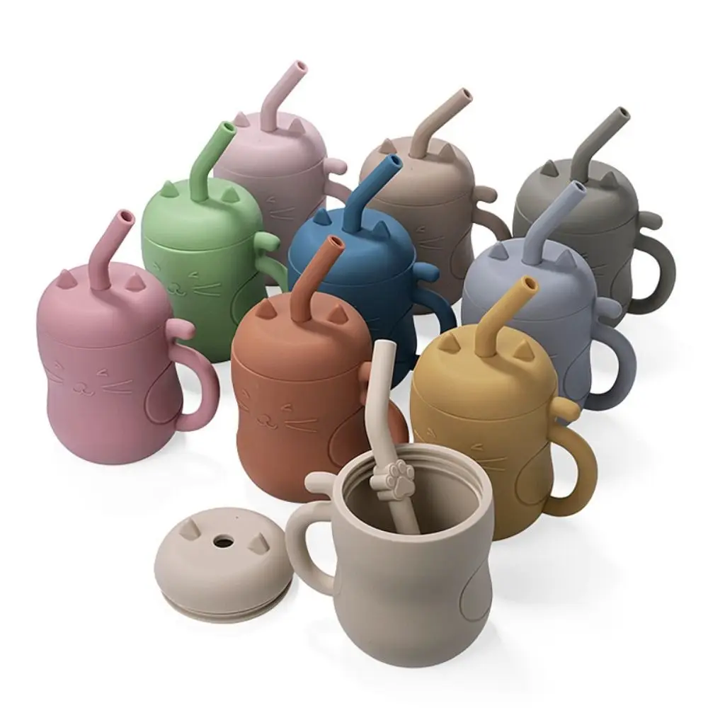 Soft Silicone Feeding Straw Cup Leakproof BPA Free Learning Water Container Portable Unbreakable Sippy Cup Tableware
Soft Silicone Feeding Straw Cup Leakproof BPA Free Learning Water Container Portable Unbreakable Sippy Cup Tableware