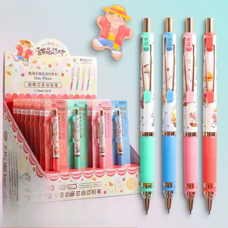 One Piece Anime Luffy Zoro Chopper Sanji Dessert Party Anti-Break Core Mechanical Pencil Low Center of Gravity Mechanical Pencil
One Piece Anime Luffy Zoro Chopper Sanji Dessert Party Anti-Break Core Mechanical Pencil Low Center of Gravity Mechanical Pencil