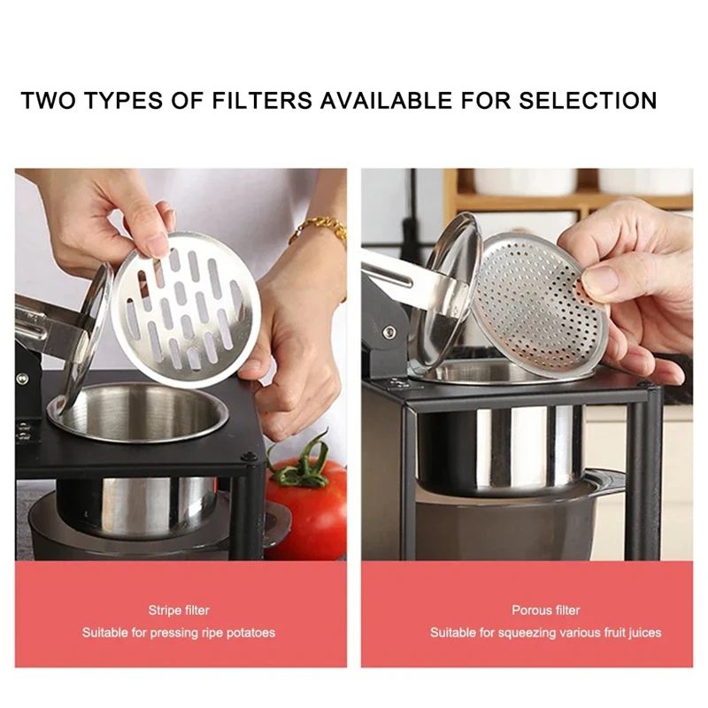 304 Stainless Steel Squeezer Juicer Hand Press Citrus Press Manual Juicer Portable Juicer For Kitchen Bar Restaurant
304 Stainless Steel Squeezer Juicer Hand Press Citrus Press Manual Juicer Portable Juicer For Kitchen Bar Restaurant
