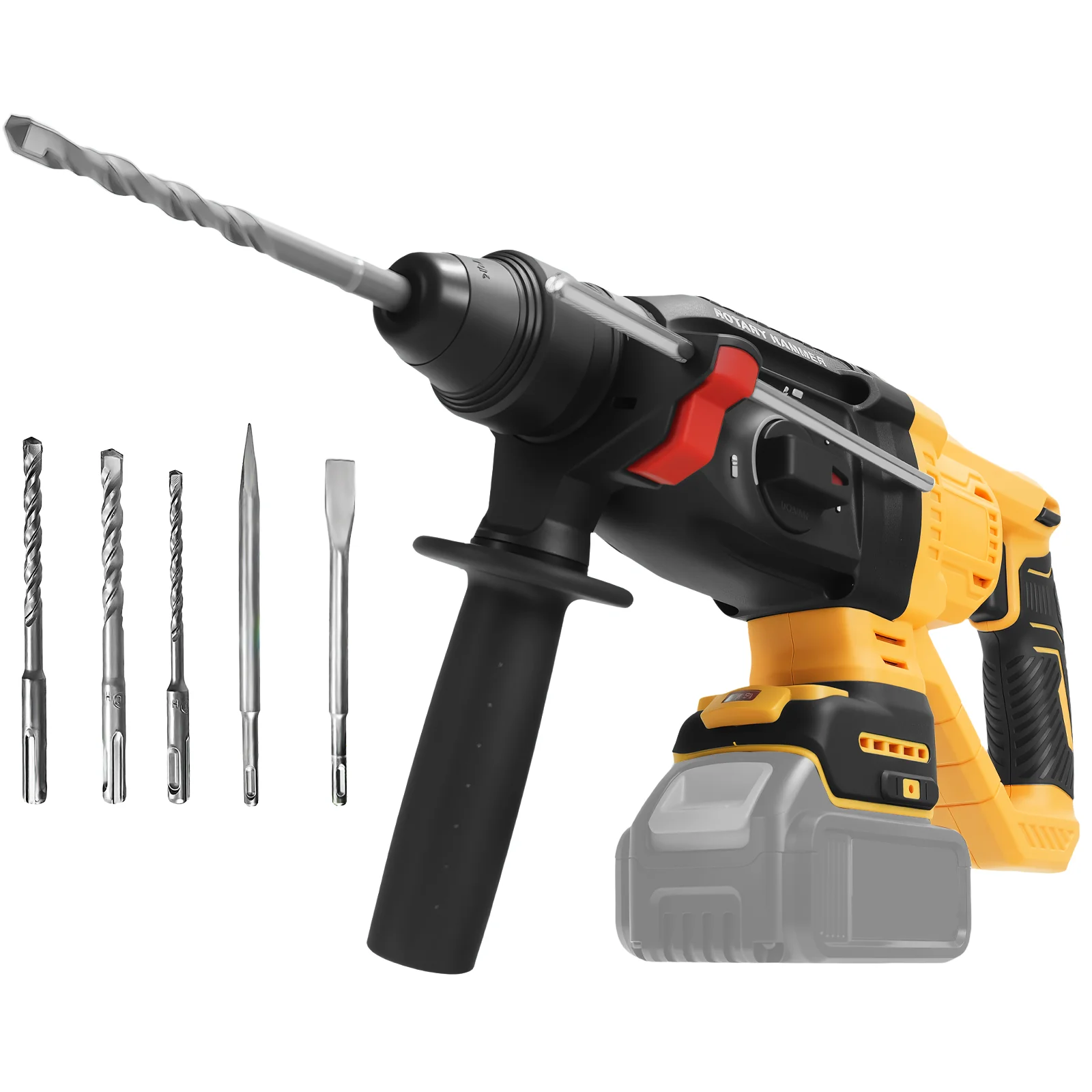 Аккумуляторная ударная дрель Бесщеточная отвертка Электроинструмент с 4 функциями и 3 скоростями для аккумулятора Dewalt 20 В (без аккумулятора)
Аккумуляторная ударная дрель Бесщеточная отвертка Электроинструмент с 4 функциями и 3 скоростями для аккумулятора Dewalt 20 В (без аккумулятора)