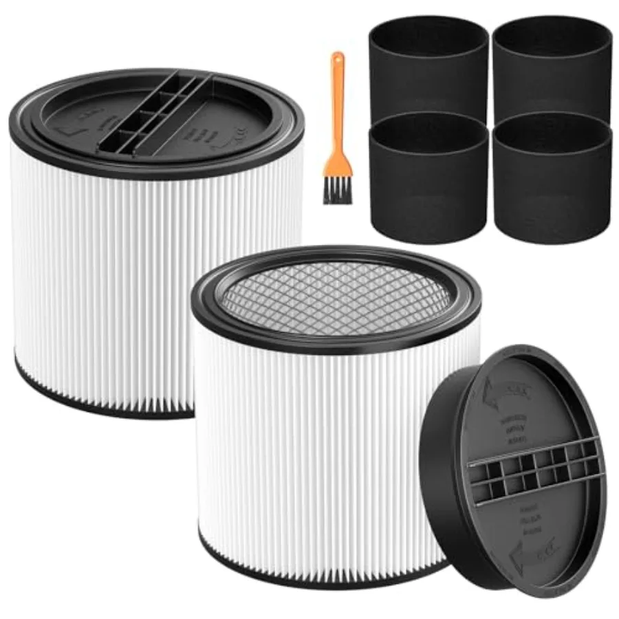 90304 Replacement Filter Kit Compatible with Shop Vac Cartridge Filter 90350 90304 90333 90585, Fits Most 5 Gallon and above We
90304 Replacement Filter Kit Compatible with Shop Vac Cartridge Filter 90350 90304 90333 90585, Fits Most 5 Gallon and above We