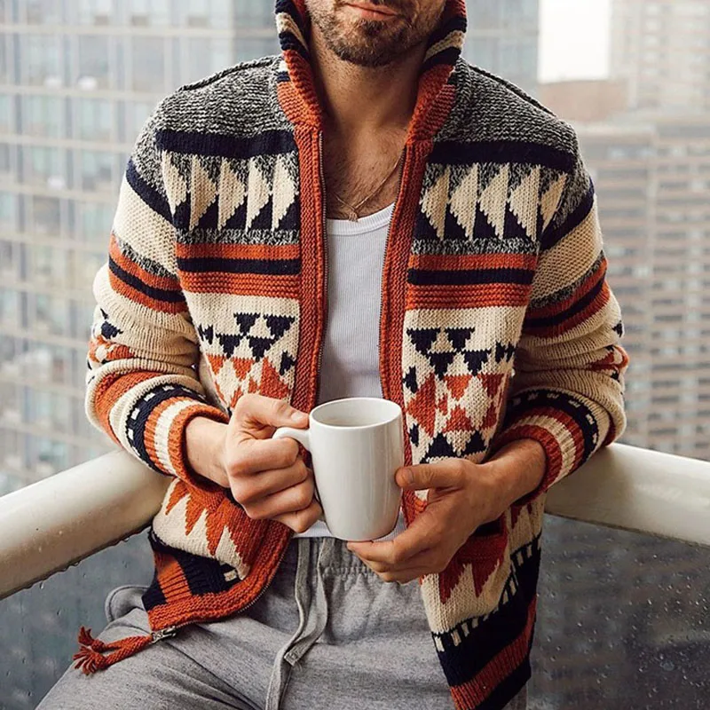2023 Winter Zipper Sweater Men Cardigans Coat Fashion Jacquard Thick Sweaters Casual Knitted Jacket Men's Clothing S-4XL MY881
2023 Winter Zipper Sweater Men Cardigans Coat Fashion Jacquard Thick Sweaters Casual Knitted Jacket Men's Clothing S-4XL MY881