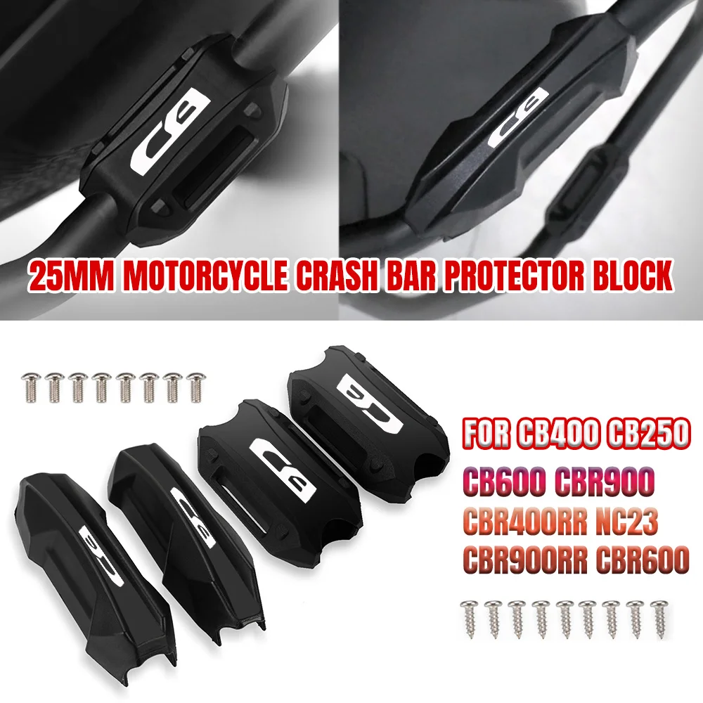 Bumper Engine Guard 25MM Protection Block Crash Bar Decorative for Honda CB400 CB250 CB600 CBR900 CBR400RR NC23 CBR900RR CBR600
Bumper Engine Guard 25MM Protection Block Crash Bar Decorative for Honda CB400 CB250 CB600 CBR900 CBR400RR NC23 CBR900RR CBR600