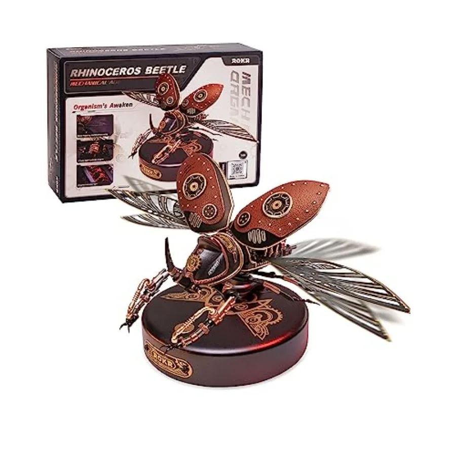 3D Puzzles for Adults Electric Insect Metal Model Building Kit Desk Toys Hobby Kit for Adults Gift for Teens Rhinoceros Beetle
3D Puzzles for Adults Electric Insect Metal Model Building Kit Desk Toys Hobby Kit for Adults Gift for Teens Rhinoceros Beetle
