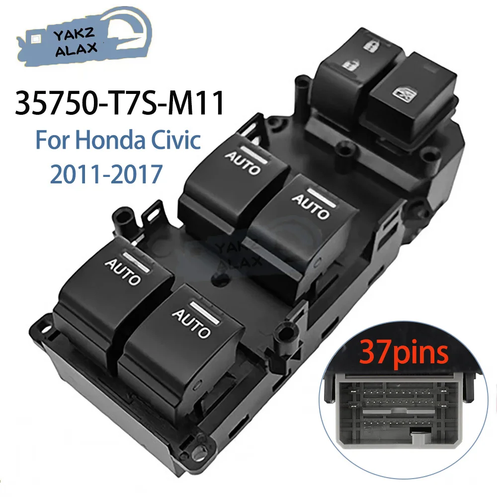 Front Left Driver Side 4 Auto 35750-T7S-M11 for Honda Civic 2012 2013 Electric Master Power Window Control Switch 35750T7SM11
Front Left Driver Side 4 Auto 35750-T7S-M11 for Honda Civic 2012 2013 Electric Master Power Window Control Switch 35750T7SM11