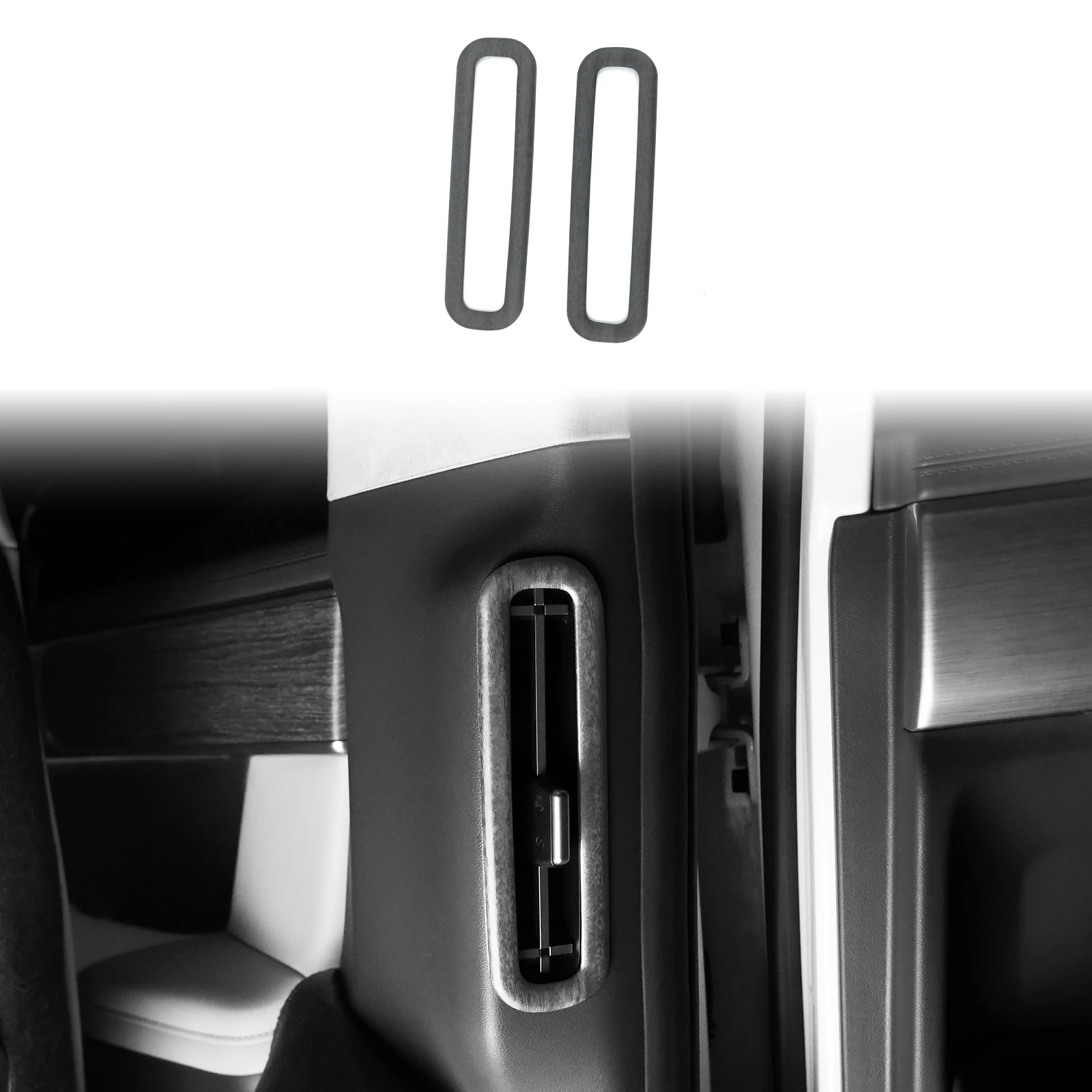 Wood Grain Inner B Pillar Air Conditioner Outlet Frame A/C Vent Cover For Hyundai Santa Fe MX5
Wood Grain Inner B Pillar Air Conditioner Outlet Frame A/C Vent Cover For Hyundai Santa Fe MX5