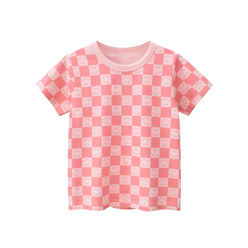 Children's Cotton Short-sleeved Round-neck T-shirt Cartoon Printed Boys and Girls Children's Top
Children's Cotton Short-sleeved Round-neck T-shirt Cartoon Printed Boys and Girls Children's Top