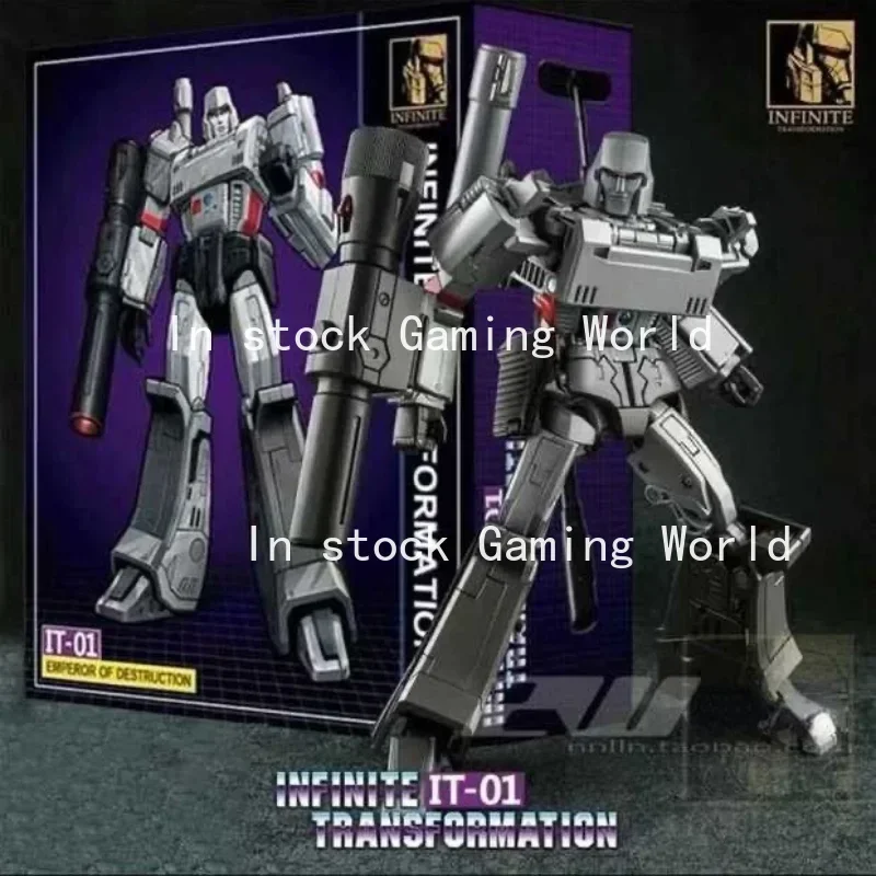 In Stock BMB Transformed G1 Decepticon MGTron IT01 Emperor of Destruction Pistol KO MP36 Boys Collectible Action Figure Toy
In Stock BMB Transformed G1 Decepticon MGTron IT01 Emperor of Destruction Pistol KO MP36 Boys Collectible Action Figure Toy