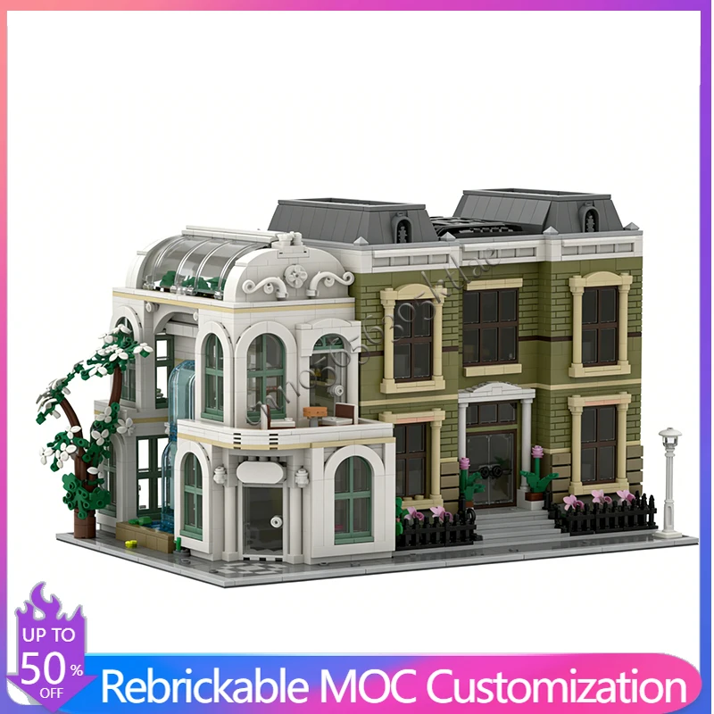 3213 PCS Medieval Botanical Bliss Day Spa MOC Customize Modular Building Block Kids Creative Design DIY Boy Toy Birthday Gift
3213 PCS Medieval Botanical Bliss Day Spa MOC Customize Modular Building Block Kids Creative Design DIY Boy Toy Birthday Gift