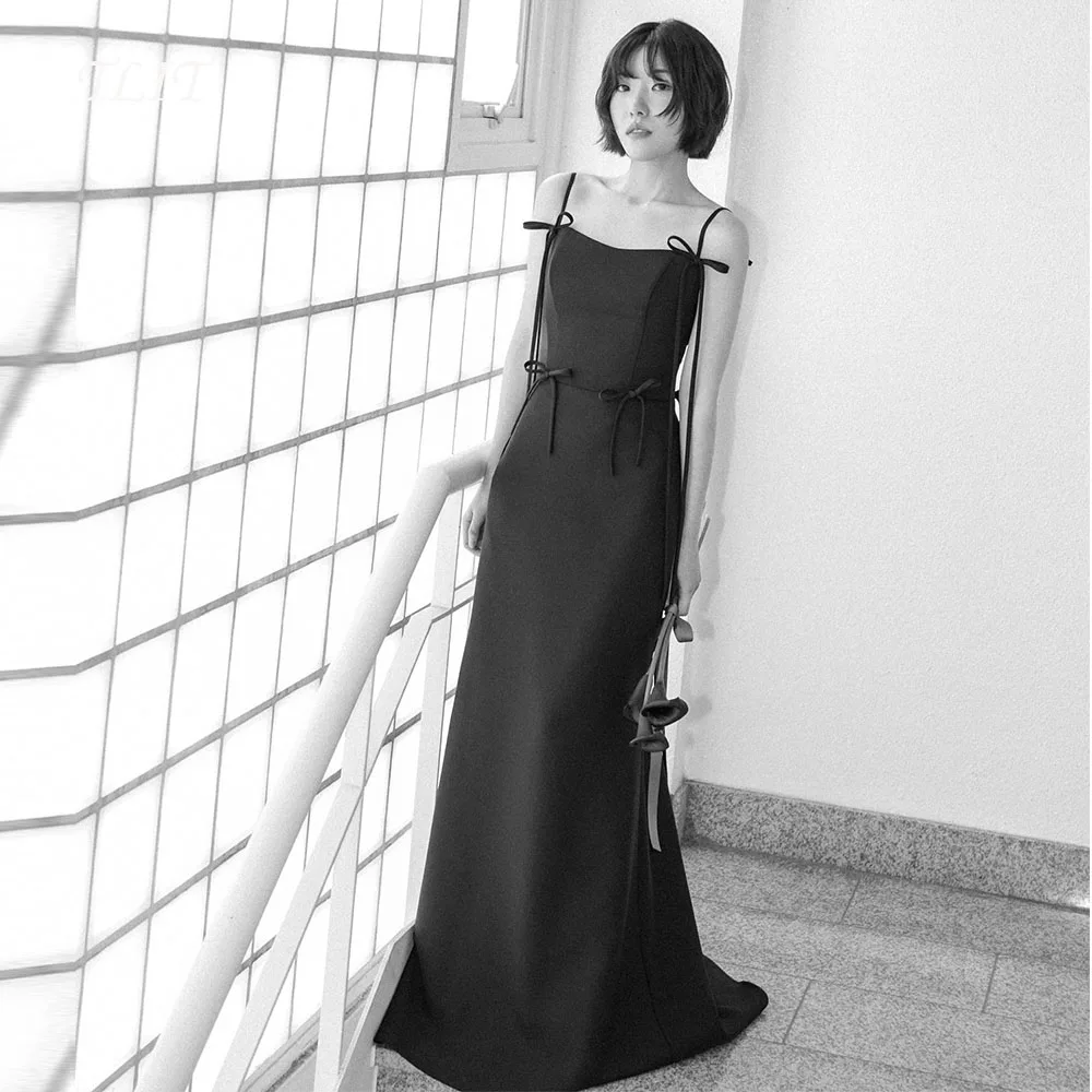 TLIT простое черное атласное вечернее платье без бретелек с бантом и лентами, корейское свадебное платье, платье на бретельках для фотосессии по индивидуальному заказу
TLIT простое черное атласное вечернее платье без бретелек с бантом и лентами, корейское свадебное платье, платье на бретельках для фотосессии по индивидуальному заказу