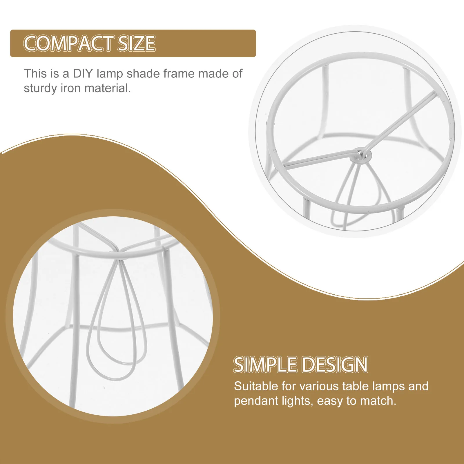 Wrought Iron Lamp Stand 8cm Top 13x12cm Bottom 12cm High Clip DIY Lampshade Frame Table Light Holder Metal Wire Frames
Wrought Iron Lamp Stand 8cm Top 13x12cm Bottom 12cm High Clip DIY Lampshade Frame Table Light Holder Metal Wire Frames