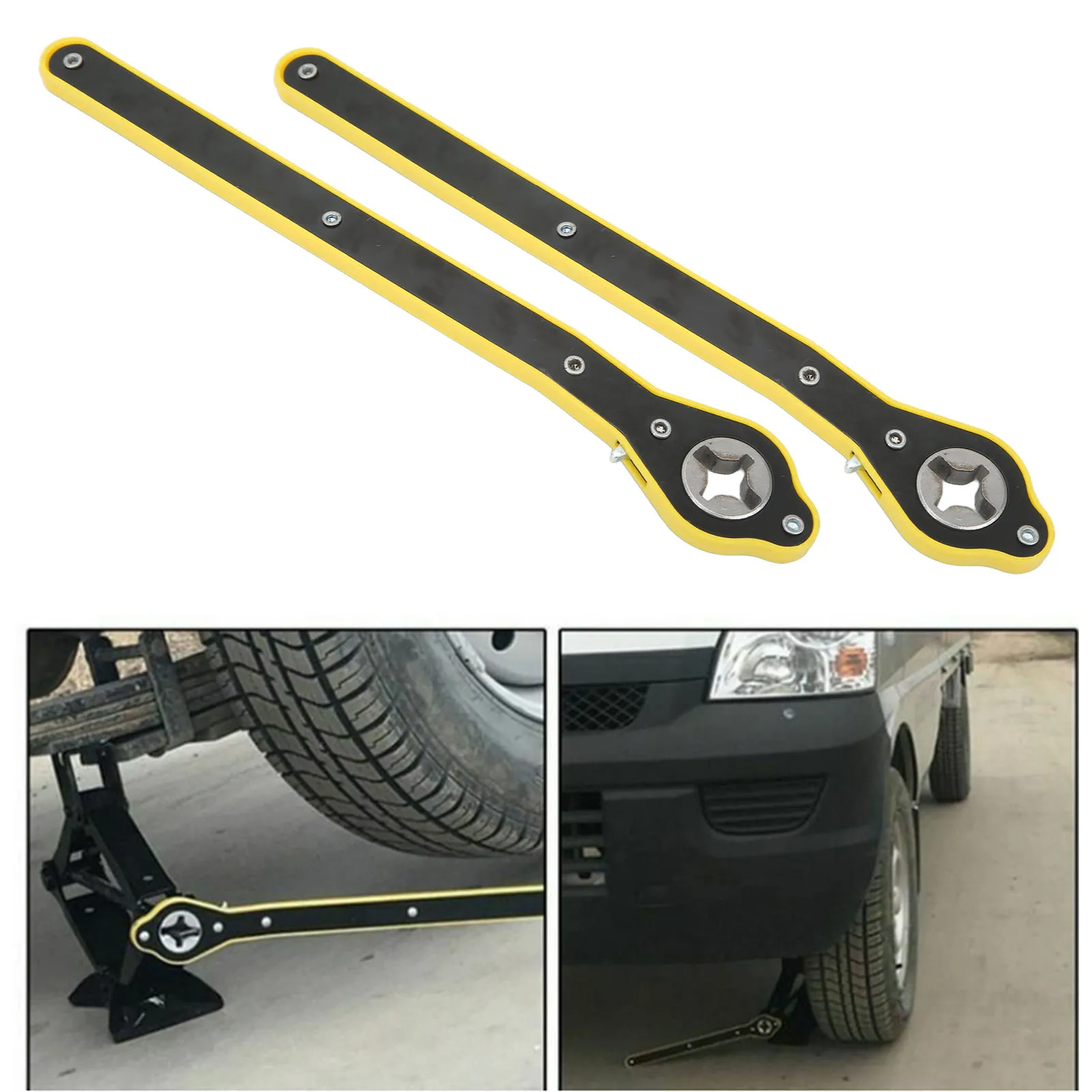 Tire Wheel Lug Wrench 2T Load Capacity Adjust Direction Car Jack Ratchet Wrench Large Torsion Long Handle for Car Repair
Tire Wheel Lug Wrench 2T Load Capacity Adjust Direction Car Jack Ratchet Wrench Large Torsion Long Handle for Car Repair