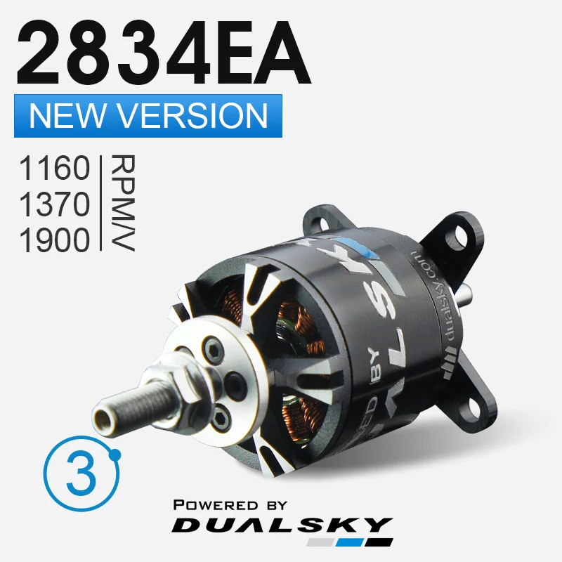 DUALSKY XM2834EA Brushless Motor 3-generation Fixed Wing Accessories Aircraft rc Model Motor
DUALSKY XM2834EA Brushless Motor 3-generation Fixed Wing Accessories Aircraft rc Model Motor