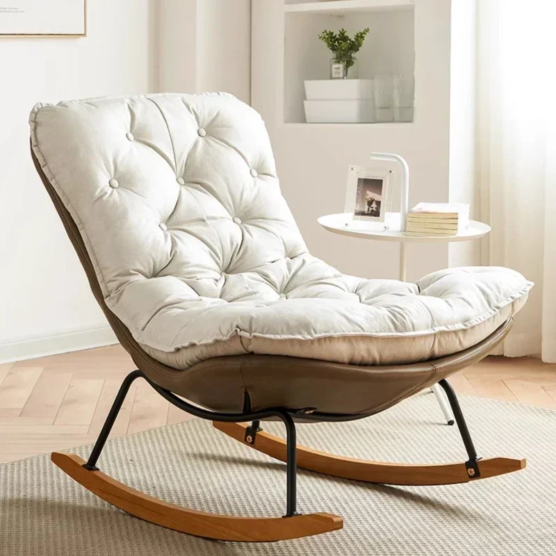 Style Recliner Chair Comfort Lounge Floor Nordic Rocking Chair Comfy Lazy Comfortable Poltrona A Dondolo Bedroom furniture
Style Recliner Chair Comfort Lounge Floor Nordic Rocking Chair Comfy Lazy Comfortable Poltrona A Dondolo Bedroom furniture