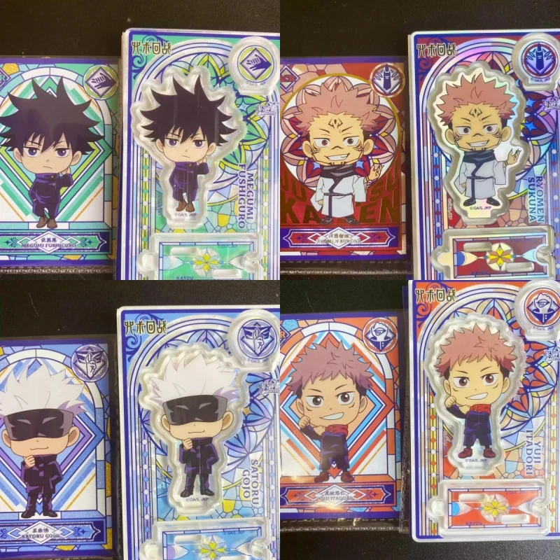 KAYOU оригинальный Jujutsu Kaisen Satoru Gojo Fushiguro Megumi Itadori Yuji стоячие тарелки Warlock Edition аниме коллекционная карта
KAYOU оригинальный Jujutsu Kaisen Satoru Gojo Fushiguro Megumi Itadori Yuji стоячие тарелки Warlock Edition аниме коллекционная карта